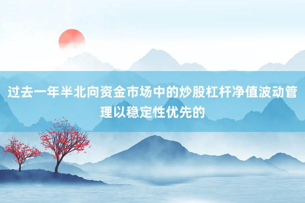 过去一年半北向资金市场中的炒股杠杆净值波动管理以稳定性优先的