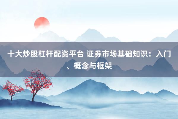 十大炒股杠杆配资平台 证券市场基础知识：入门、概念与框架