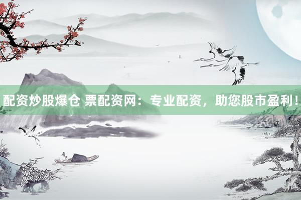 配资炒股爆仓 票配资网：专业配资，助您股市盈利！