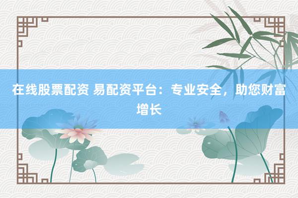 在线股票配资 易配资平台：专业安全，助您财富增长